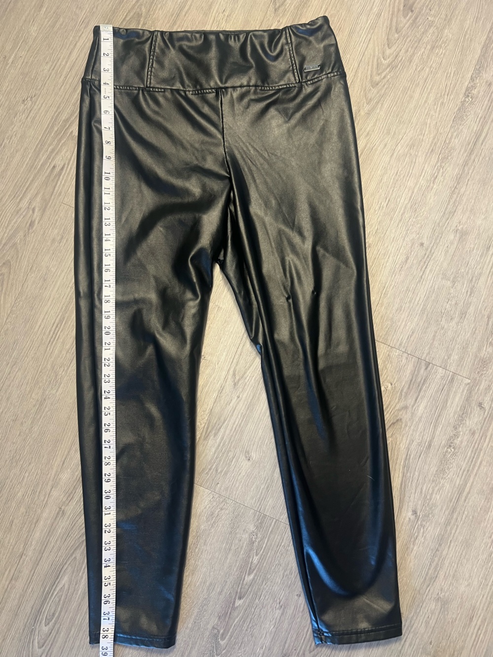 Mexx Black Faux Leather Leggings - Picture 7 of 9